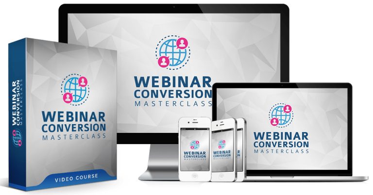 Webinar Conversion MasterClass  9 videos – total length 64 minutes